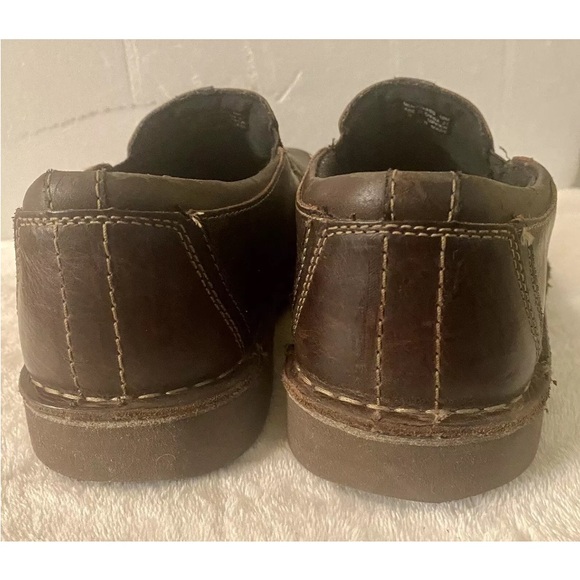 Clarks Men's Doby Double Gore Slip-On Loafer Dark Brown Size 10M - Picture 9 of 16